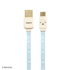 ミッフィー Type-C対応同期&充電ケーブル MF-59BLのサムネイル