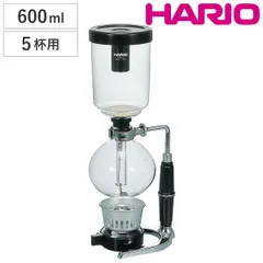 HARIO テクニカ （ ハリオ コーヒーサイフォン 5杯用 コーヒーメーカー サイフォン コーヒー 耐熱ガラス ガスバーナー アルコールランプ 計量スプーン付き レトロ おしゃれ )のサムネイル