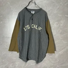 PHERROW'S フェローズ 7分袖 ベースボール Tシャツ ヘンリーネック グレー M アメカジのサムネイル