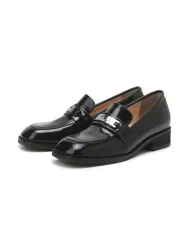 JILL STUART バイ JILL STUART レディース ローファー ブラック 225 新品のサムネイル