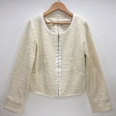 KATHARINE ROSS キャサリン ロス 182160319 ノーカラージャケット アウター アイボリー【中古】 レディースのサムネイル