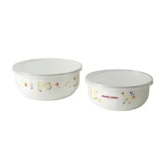 タマハシ  マリ クレール ホーローボウル2pcセット(14cm&16cm) MC-459のサムネイル