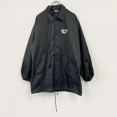 NAIAS　コーチジャケット/ナイロンジャケット　黒　ブラック　古着【値引き交渉OK！】のサムネイル