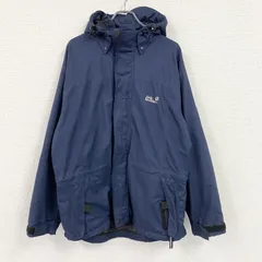 Jack Wolfskin　ジャックウルフスキン　マウンテンパーカー　紺　ネイビー　Lサイズ　古着【値引き交渉OK！】のサムネイル