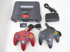  中古品 ゲーム NINTENDO 64 本体 NUS-001 動作品 メモリー拡張パック 周辺機器付きのサムネイル
