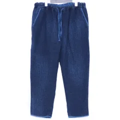 PORTER CLASSIC NEW SASHIKO CROPPED PANTS サイズ2 ブルーのサムネイル