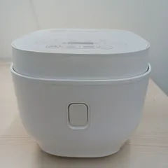 【展示商品】 ORIGINALBASIC 温度調節機能付き 炊飯器 5.5合［マイコン式 /低温調理］ ホワイト BKS-55のサムネイル