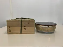 金彩ぶどう　平水指　ガラス水指　茶道具のサムネイル