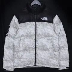 SUPREME × THE NORTH FACE Nuptse Jacket White Paper Print Mサイズ ホワイト ND91806Iのサムネイル