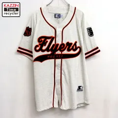 80s NHL vintage STARTER フィラデルフィア・フライヤーズ ベースボールシャツ メンズ 表記Lサイズのサムネイル