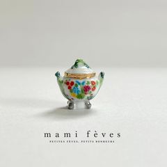 フェーヴ 小麦粉のパッケージ フランス フェーブ ミニチュア陶器 m