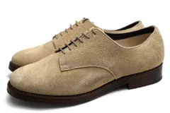 フットザコーチャー／foot the coacher シューズ ビジネスシューズ 靴 ビジネス メンズ 男性 男性用スエード スウェード レザー 革 本革 ベージュ  MOLTON BLUCHER CREPE SOLE モルトン プレーントゥ ミリタリーのサムネイル