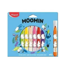 MOOMIN ムーミン フェルトペン ジャンボ12色 MAP050002のサムネイル