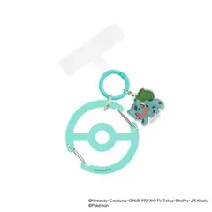 ポケットモンスター マルチリングプラス クリアカラビナ付き F.フシギダネ POKE-987Fのサムネイル
