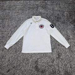 美品 パーリーゲイツ バックライン ポロシャツ 6 メンズ XL 白 日本製 美品 パーリーゲイツ バックライン ポロシャツ 6 メンズ XL 白 日本製