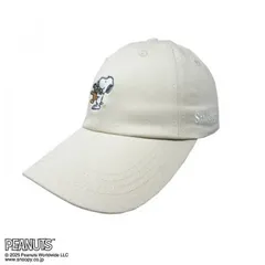 SNOOPY スヌーピー ローキャップ 帽子  55-57cm ベージュ SN7212825のサムネイル