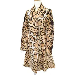 【値下】極美品 最高級レア GUCCI グッチ レザー チェスター コート 36 レオパード ハラコ 裏地ラムレザー ヒョウ柄 ケリング 47256のサムネイル