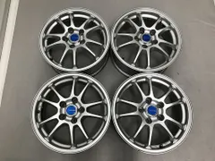 ◎小傷美品 トヨタ車用 平座ナット専用 軽量 16inc 6.5J +39 114.3/5H 4本 検) エスティマ クラウン マークX RAV4 プリウスα ヤリスクロスのサムネイル