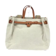 genten ゲンテン ピアンタ  サイドファスナー/帆布/キャンバス/コットン×リネン 41467   ベージュ レディース / 240001205626のサムネイル
