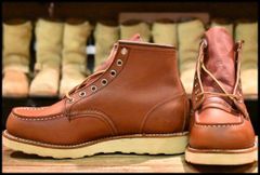 超希少表四角犬タグ 美品 レッドウィング REDWING 8875 ソール新品