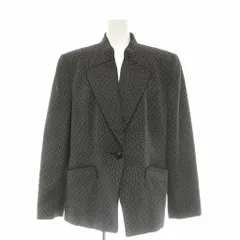 ジバンシィ GIVENCHY GLAMOUR ジャケット ドット 1B ウール シルク混 44 黒 ブラック /HS ■GY50のサムネイル