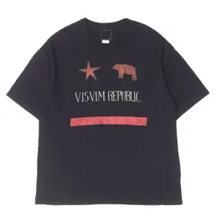 visvim ビズビム Tシャツ ネイビー 紺 サイズ:4 25AW カリフォルニア グラフィック ジャンボ Tシャツ JUMBO TEE S/S REPUBLIC トップス カットソー 半袖【メンズ】のサムネイル
