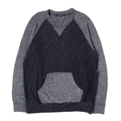 COMME des GARCONS HOMME コム デ ギャルソン オム スウェット ネイビー グレー サイズ:M ブークレー パイル スウェットシャツ 日本製 トップス トレーナー【メンズ】【中古】のサムネイル