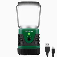 Lepro ランタン LEDランタン キャンプランタン USB充電式【ランタンとパワーバンク一台二役/超高輝度 1000ルーメンのサムネイル