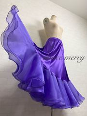 新品 社交ダンス トップス 黒 レッスン パーティ シフォン ステージ