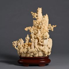UA09-20 中国美術 天然素材 人形 置物 時代置物 - メルカリ