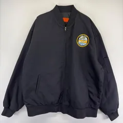 古着 レッドキャップ RED KAP ジャケット 中綿 作業着 大きいサイズ フルジップ ワークジャケット ワッペン XXL-RG  ブラック系 メンズのサムネイル
