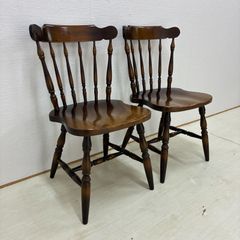 飛騨産業 キツツキ 穂高 ウィンザーチェア 2脚セット シンプル ③