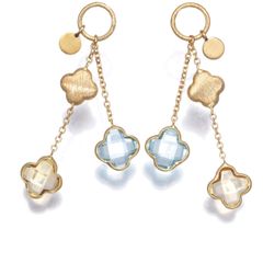 オデュース4℃ ネックレス ローズクォーツ ダイヤ ダイヤモンド K10PG