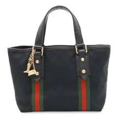 GUCCI グッチ GGキャンバス シェリーライン トートバッグ ミニトート