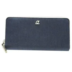 未使用 クリスチャンルブタン 1235496 デニム ブルー 青 メンズ ラウンドファスナー長財布 財布 1297 Christian Louboutinのサムネイル