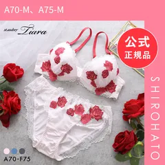 【新品】セントオードリー ティアラ ロージ―ガーデン 3/4カップ ブラジャー ショーツ セット ABCDEF バックレース St.Audrey tiara(A70-M、A75-M)のサムネイル