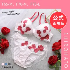 【新品】セントオードリー ティアラ ロージ―ガーデン 3/4カップ ブラジャー ショーツ セット ABCDEF バックレース St.Audrey tiara(F65-M、F70-M、F75-L)のサムネイル