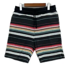 美品 AZUL by moussy アズールバイマウジー タグ付きショートパンツ sizeM/ブラック×マルチカラーのサムネイル