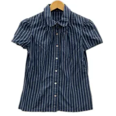 MARC JACOBS マークジェイコブスブラウス size4/ネイビー×ホワイトのサムネイル