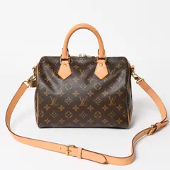 極美品 LOUIS VUITTON ルイヴィトン スピーディ25 ハンドバック M41528 モノグラム PVC レザー ブラウン ゴールド金具 中古 4a004341のサムネイル