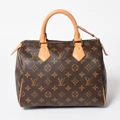 極美品 LOUIS VUITTON ルイヴィトン スピーディ25 ハンドバック M41528 モノグラム PVC レザー ブラウン ゴールド金具 中古 4a004906のサムネイル