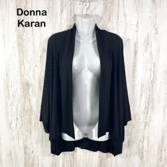 Donna Karan New York ダナキャランニューヨーク ドルマンスリーブ ドレープカーディガン ブラックのサムネイル