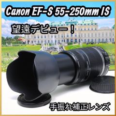望遠レンズ【手ブレ補正】Canon EF-S 55-250mm - メルカリ