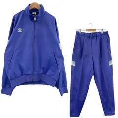 adidas アディダス 80s〜90s デサント製トラックジャケット トラックパンツ ジャージ セットアップ ロゴ 刺繍 パープル ヴィンテージのサムネイル