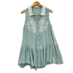 axes femme アクシーズファムチュニック sizeM/ミントグリーン系のサムネイル