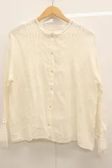 【中古】 SM2 レディースブラウス F ブラウス Samansa Mos2 x kazumi F アイボリーのサムネイル