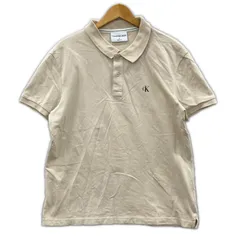 Calvin klein Jeans カルバンクラインジーンズ 半袖ポロシャツ sizeM/ベージュのサムネイル