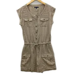 TOMMY HILFIGER トミーヒルフィガー オールインワンサロペット sizeS/ダークベージュ系のサムネイル
