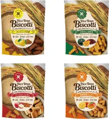 米粉クッキー グルテンフリー 玄米 お菓子 無添加 ライスブランビスコッティ 40g  (16袋)//735298/X0014CTWGLのサムネイル