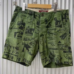 hide and seek ハーフパンツ ニュースペーパー 日本製のサムネイル
